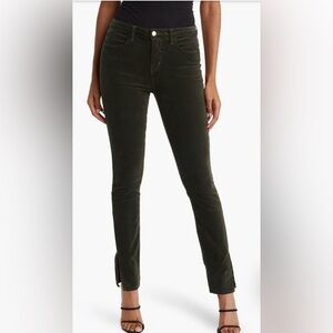 L’agente Josie High Rise Split Hem (Hunter Green)